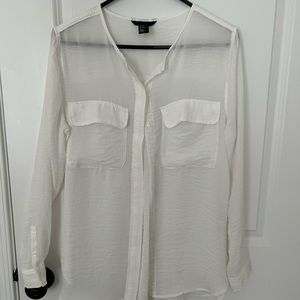 H&M white blouse
